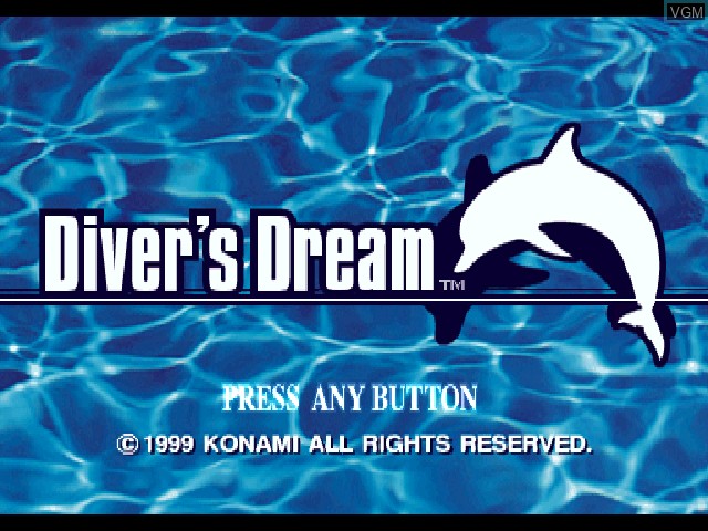 Image de l'ecran titre du jeu Diver's Dream sur Sony Playstation