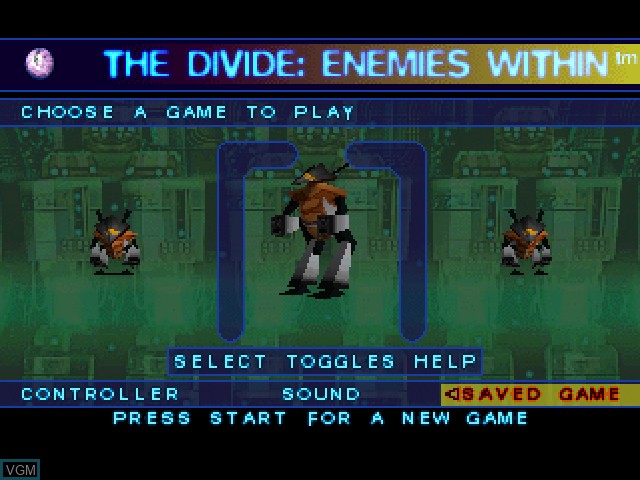 Image de l'ecran titre du jeu Divide, The - Enemies Within sur Sony Playstation