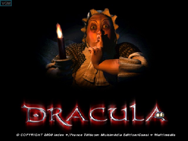 Image de l'ecran titre du jeu Dracula - The Resurrection sur Sony Playstation