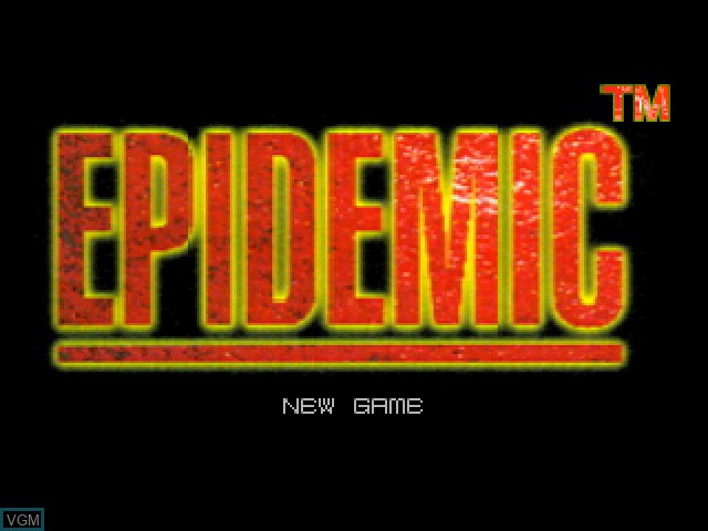 Image de l'ecran titre du jeu Epidemic sur Sony Playstation