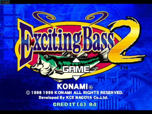 Image de l'ecran titre du jeu Exciting Bass 2 sur Sony Playstation