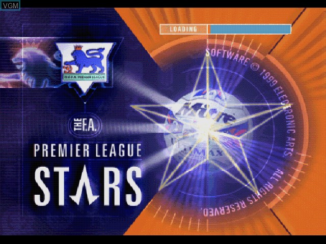 Image de l'ecran titre du jeu F.A. Premier League Stars, The sur Sony Playstation