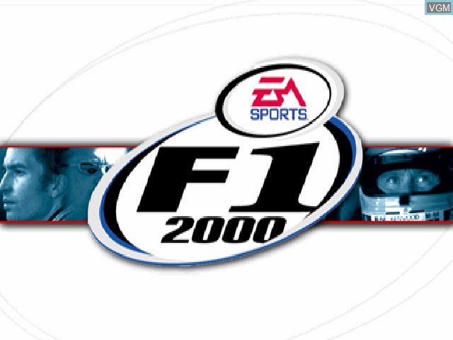 Image de l'ecran titre du jeu F1 2000 sur Sony Playstation
