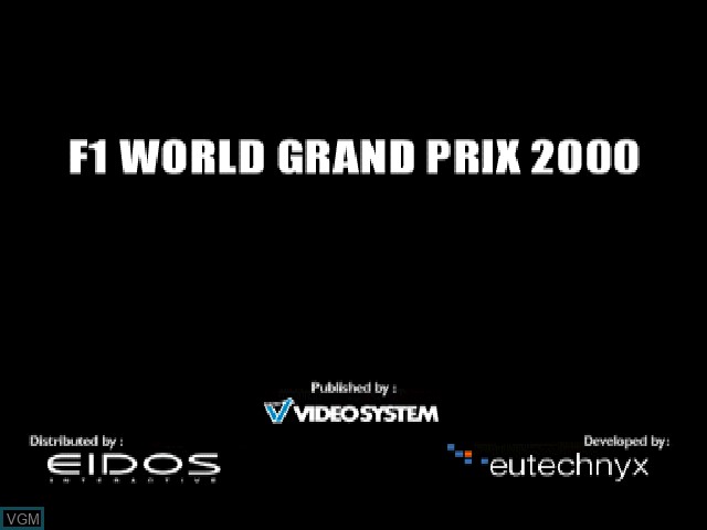 Image de l'ecran titre du jeu F1 World Grand Prix sur Sony Playstation