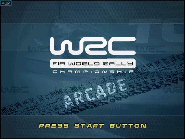 Image de l'ecran titre du jeu WRC - FIA World Rally Championship Arcade sur Sony Playstation
