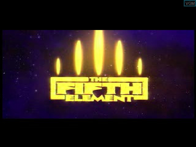 Image de l'ecran titre du jeu Fifth Element, The sur Sony Playstation