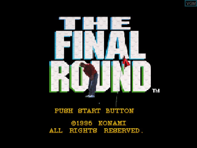 Image de l'ecran titre du jeu Final Round, The sur Sony Playstation