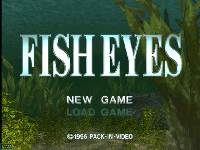 Image de l'ecran titre du jeu Fish Eyes sur Sony Playstation