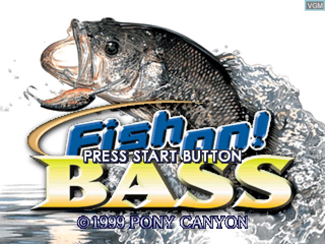 Image de l'ecran titre du jeu Fish On! Bass sur Sony Playstation