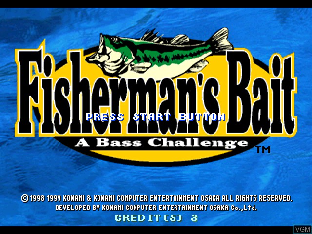 Image de l'ecran titre du jeu Fisherman's Bait - A Bass Challenge sur Sony Playstation
