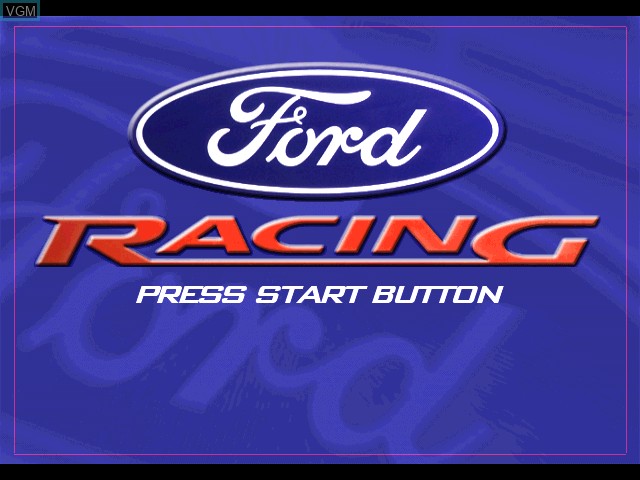 Image de l'ecran titre du jeu Ford Racing sur Sony Playstation
