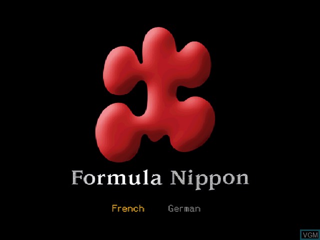 Image de l'ecran titre du jeu Formula Nippon sur Sony Playstation