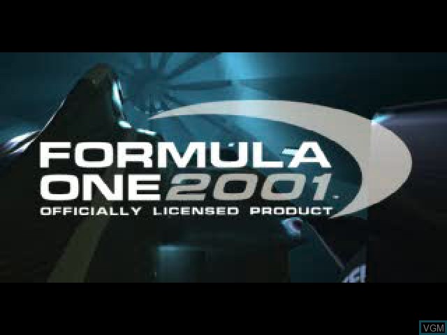 Image de l'ecran titre du jeu Formula One 2001 sur Sony Playstation