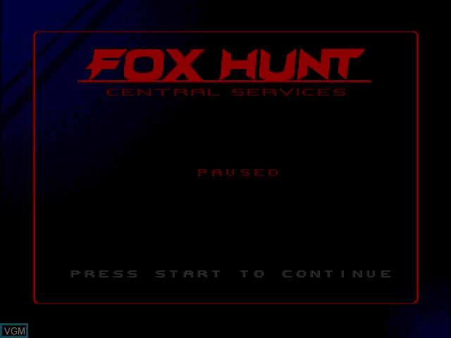 Image de l'ecran titre du jeu Fox Hunt sur Sony Playstation