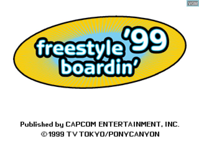 Image de l'ecran titre du jeu Freestyle Boardin' '99 sur Sony Playstation