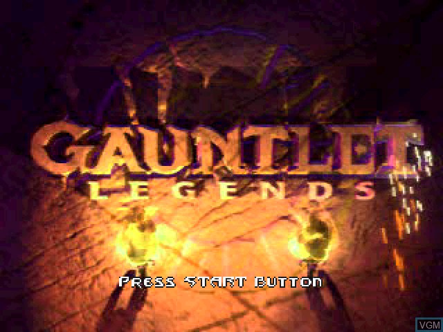 Image de l'ecran titre du jeu Gauntlet Legends sur Sony Playstation