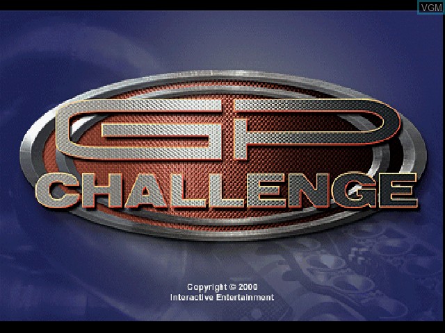 Image de l'ecran titre du jeu GP Challenge sur Sony Playstation