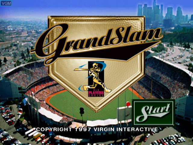 Image de l'ecran titre du jeu Grand Slam sur Sony Playstation