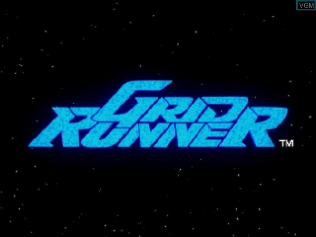 Image de l'ecran titre du jeu Grid Runner sur Sony Playstation