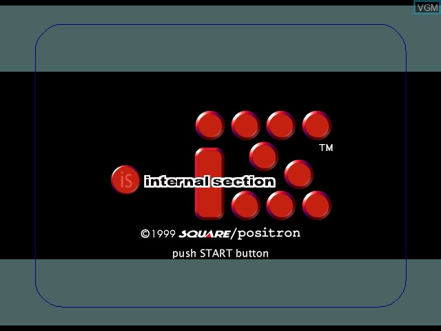 Image de l'ecran titre du jeu iS - Internal Section sur Sony Playstation