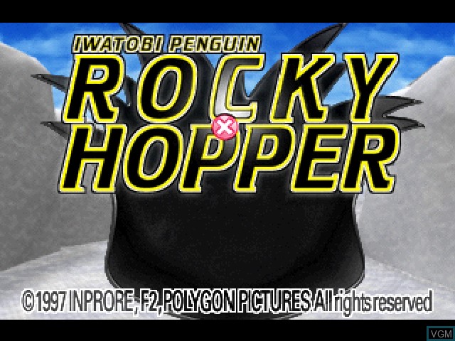 Image de l'ecran titre du jeu Iwatobi Penguin Rocky x Hopper sur Sony Playstation
