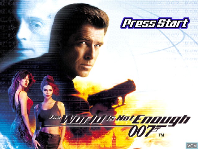 Image de l'ecran titre du jeu 007 - The World is Not Enough sur Sony Playstation