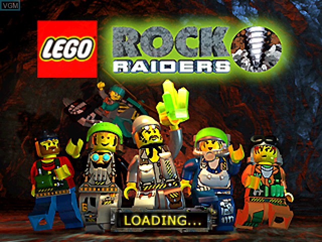 Image de l'ecran titre du jeu LEGO Rock Raiders sur Sony Playstation
