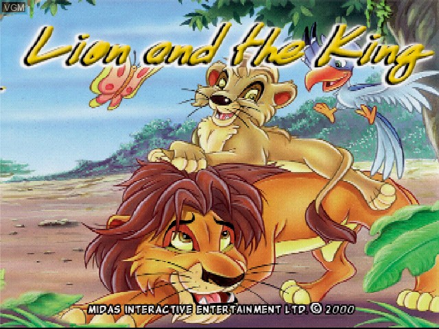 Image de l'ecran titre du jeu Lion and the King sur Sony Playstation