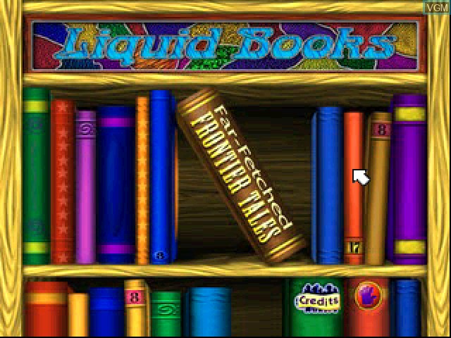 Image de l'ecran titre du jeu Liquid Books Adventure 3 - Far-Fetched Frontier Tales sur Sony Playstation