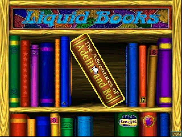 Image de l'ecran titre du jeu Liquid Books Adventure 4 - The Adventures of Adelita and Bo sur Sony Playstation