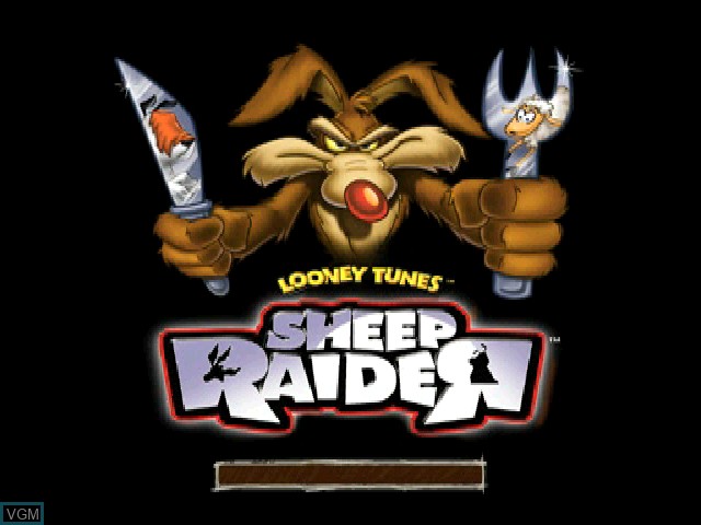 Image de l'ecran titre du jeu Looney Tunes - Sheep Raider sur Sony Playstation