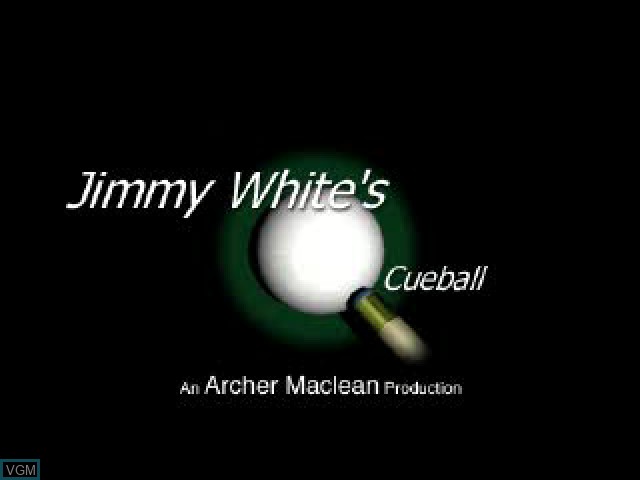 Image de l'ecran titre du jeu Jimmy White's 2 - Cueball sur Sony Playstation