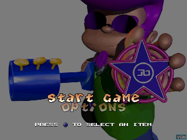 Image de l'ecran titre du jeu Johnny Bazookatone sur Sony Playstation