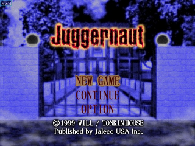 Image de l'ecran titre du jeu Juggernaut sur Sony Playstation