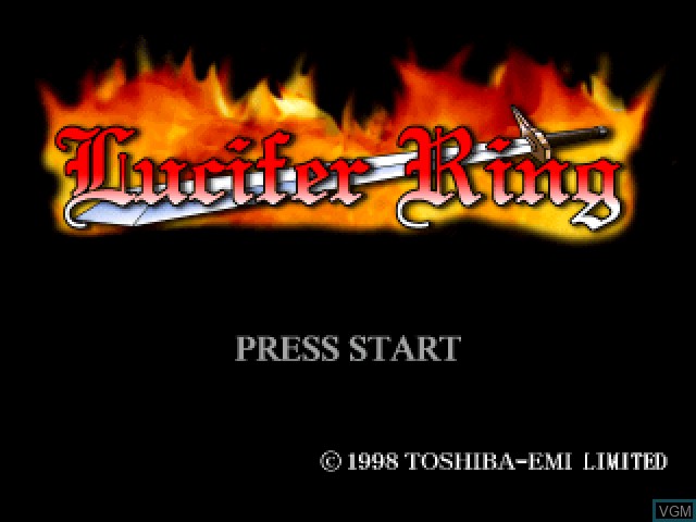 Image de l'ecran titre du jeu Lucifer Ring sur Sony Playstation