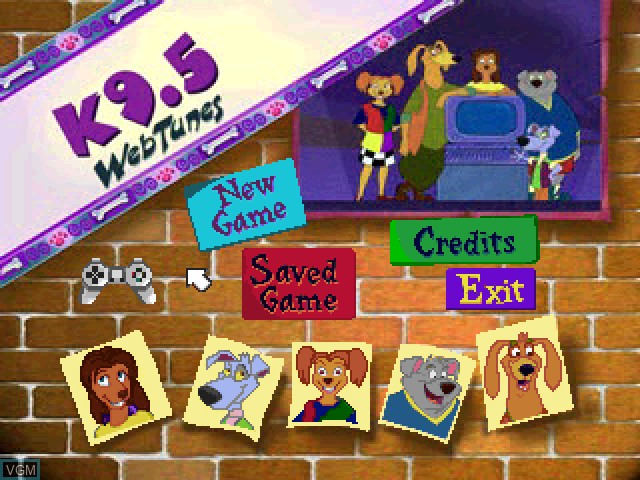 Image de l'ecran titre du jeu K9.5 3 - Webtunes sur Sony Playstation