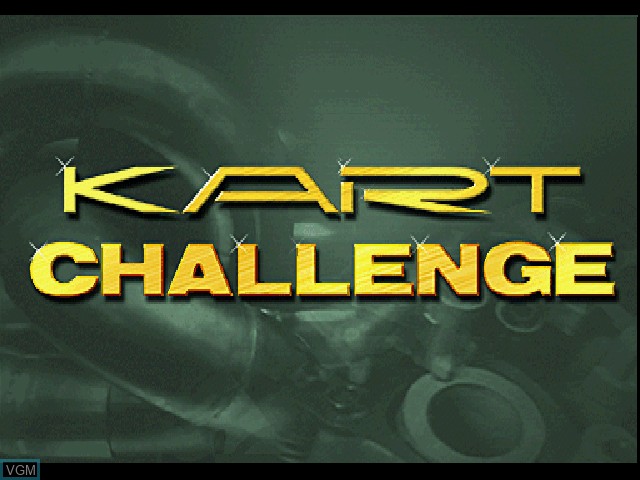 Image de l'ecran titre du jeu Kart Challenge sur Sony Playstation