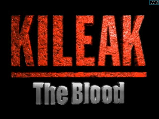 Image de l'ecran titre du jeu Kileak - The Blood sur Sony Playstation