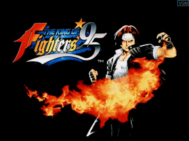 Image de l'ecran titre du jeu King of Fighters '95, The sur Sony Playstation