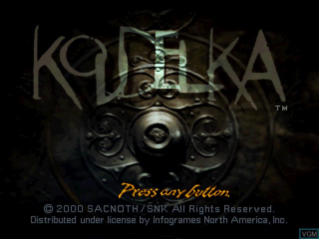 Image de l'ecran titre du jeu Koudelka sur Sony Playstation