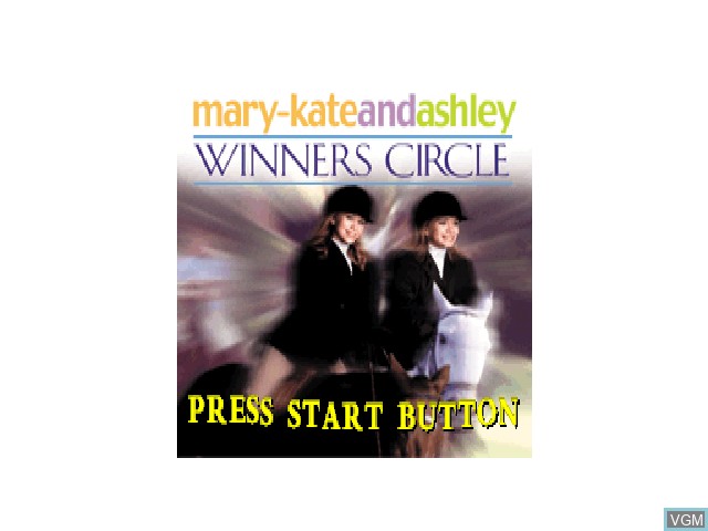 Image de l'ecran titre du jeu Mary-Kate and Ashley - Winners Circle sur Sony Playstation