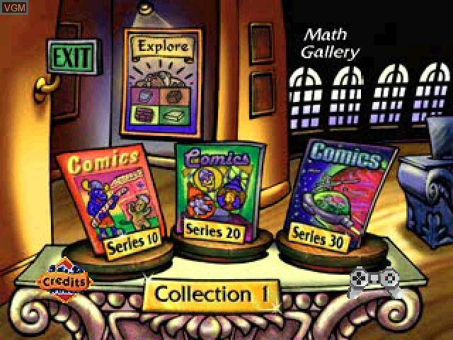 Image de l'ecran titre du jeu Math Gallery 1 - Collection 1 sur Sony Playstation
