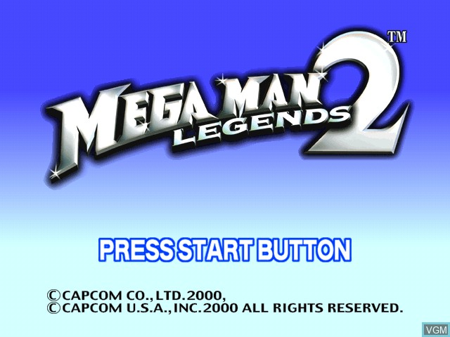 Image de l'ecran titre du jeu Mega Man Legends 2 sur Sony Playstation