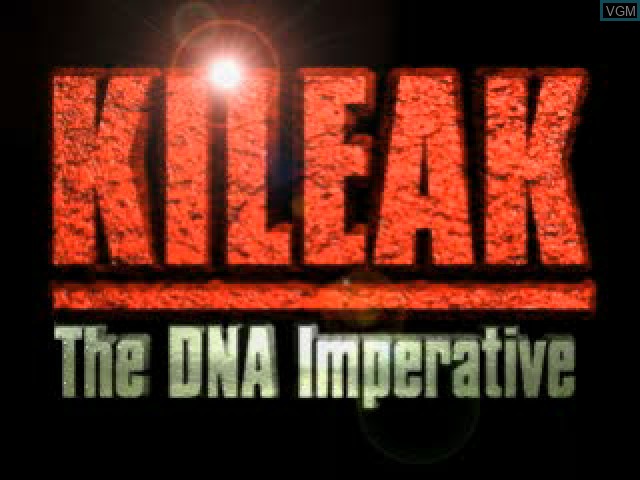 Image de l'ecran titre du jeu Kileak - The DNA Imperative sur Sony Playstation
