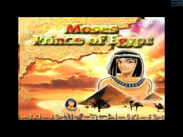 Image de l'ecran titre du jeu Moses Prince of Egypt sur Sony Playstation