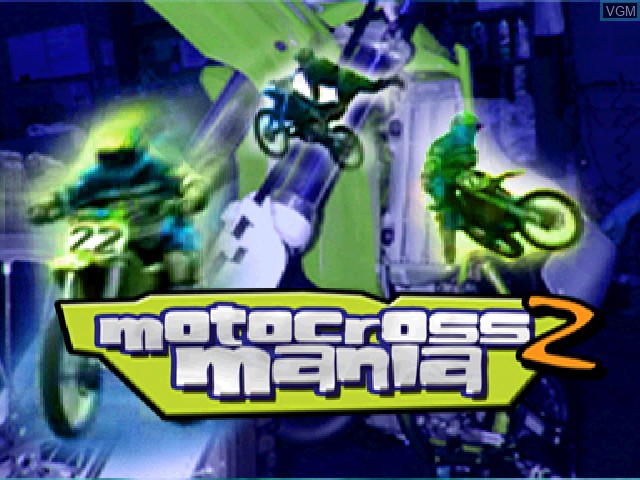Image de l'ecran titre du jeu Motocross Mania 2 sur Sony Playstation