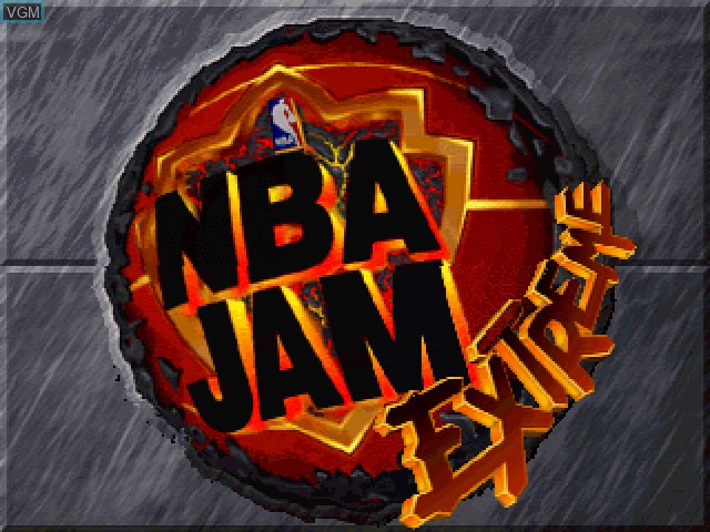 Image de l'ecran titre du jeu NBA Jam Extreme sur Sony Playstation