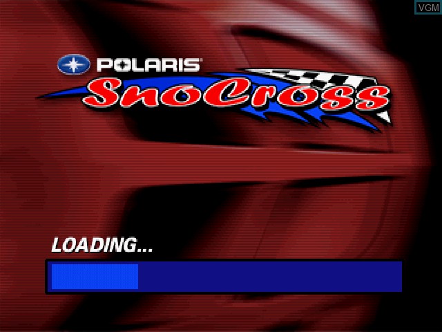 Image de l'ecran titre du jeu Polaris SnoCross sur Sony Playstation