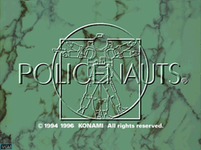 Image de l'ecran titre du jeu Policenauts sur Sony Playstation
