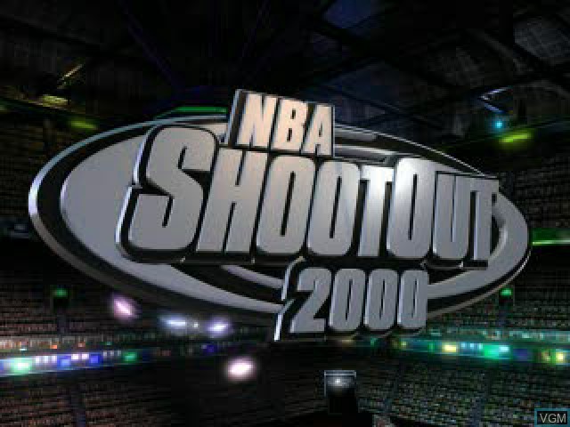 Image de l'ecran titre du jeu NBA ShootOut 2000 sur Sony Playstation